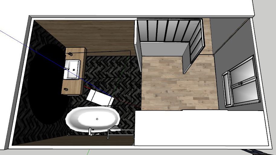 Plan de la salle de bain