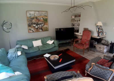 salon sejour de la villa familiale
