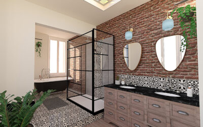 Aménagement d’une salle de bain design